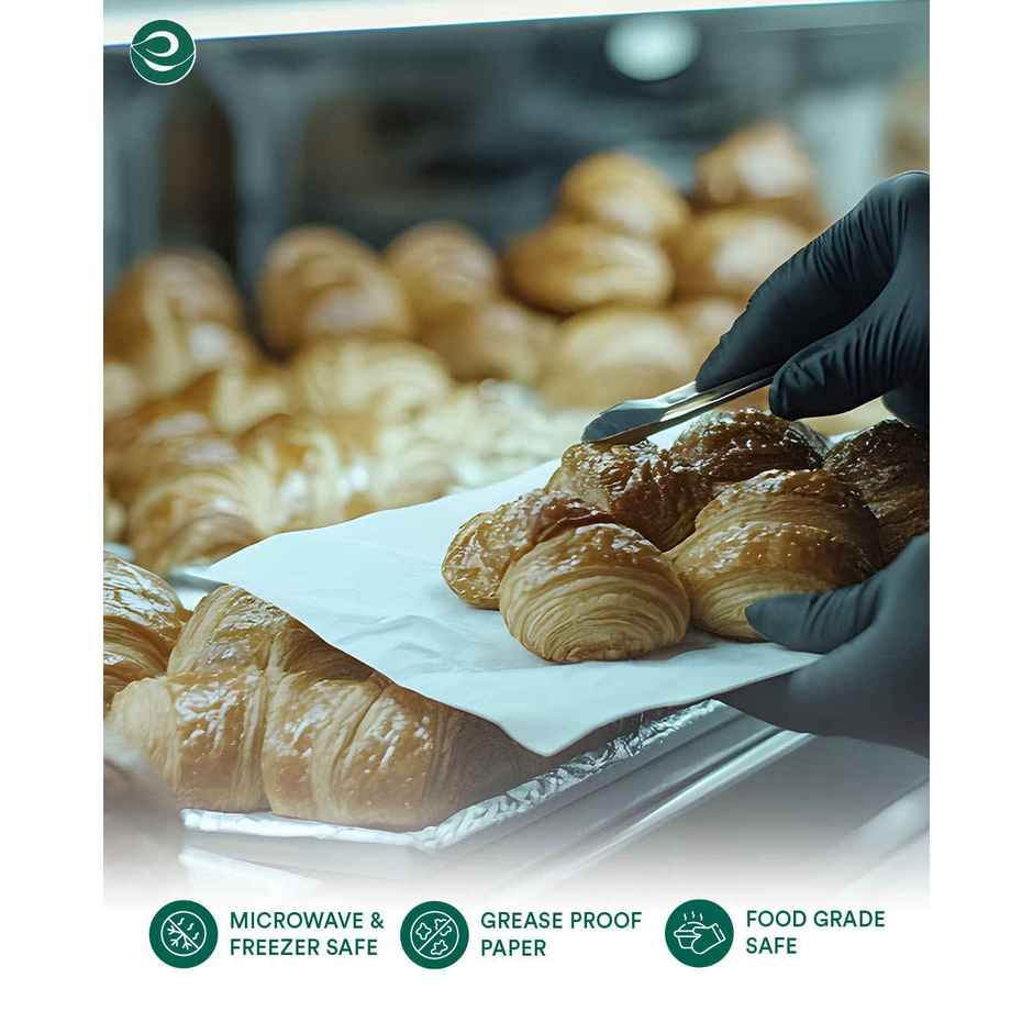 Eco Soul Baking Paper Sheets | Butter Paper & Parchment Paper | 100 Count | 11 x 10 Inch