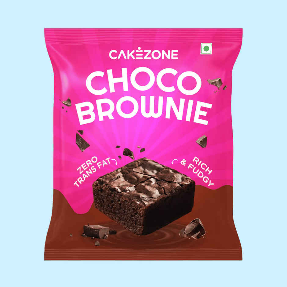 Cakezone Choco Fudge Brownie (40g) & Cakezone Walnut Brownie (80g) Combo