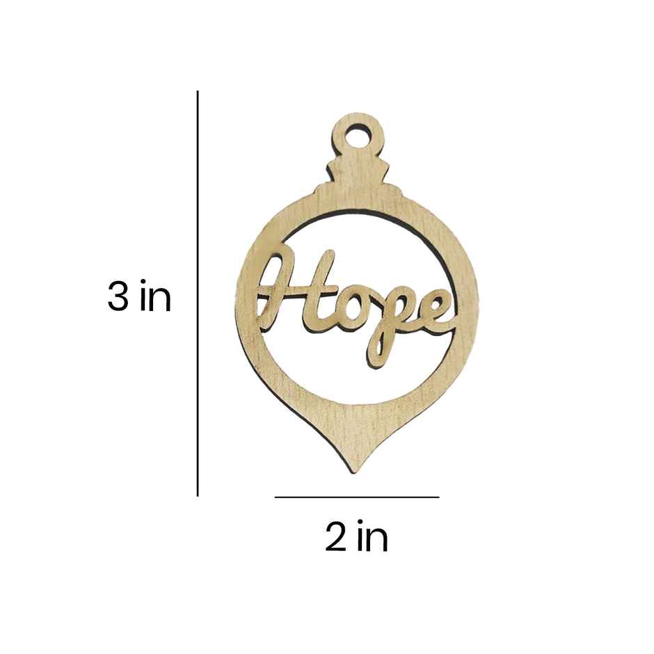 Christmas Tree Ornaments with Inspirational Words | Motivational Decor | Mad Over Prints