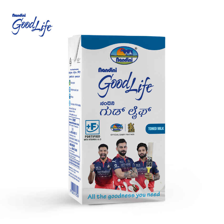 Nandini Goodlife Toned Milk UHT (Tetra Pack Brick)
