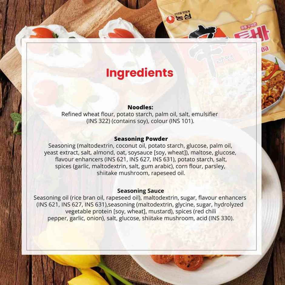 Nongshim Shin Ramyun Stir Fry Toomba - Spicy And Creamy Flavour