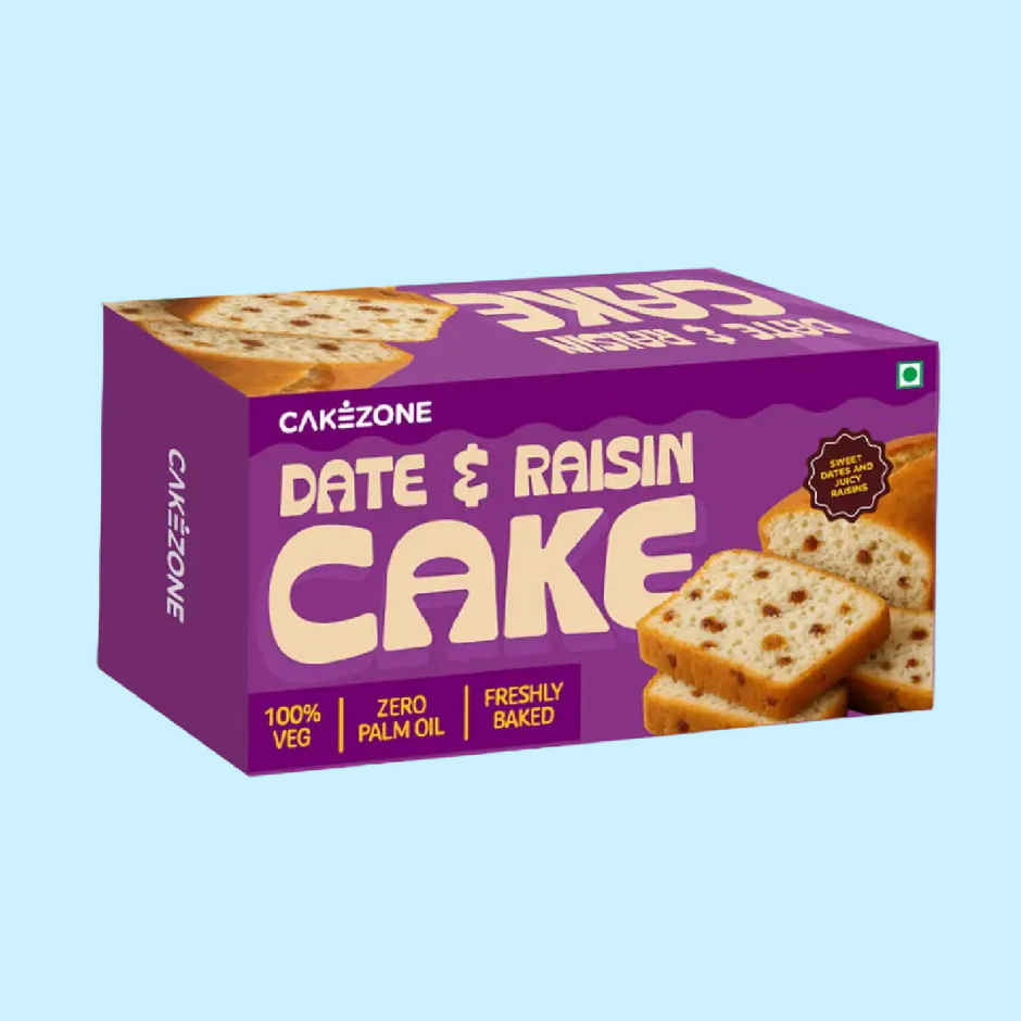 Cakezone Date & Raisin Cake | Zero Palm Oil | Freshly Baked