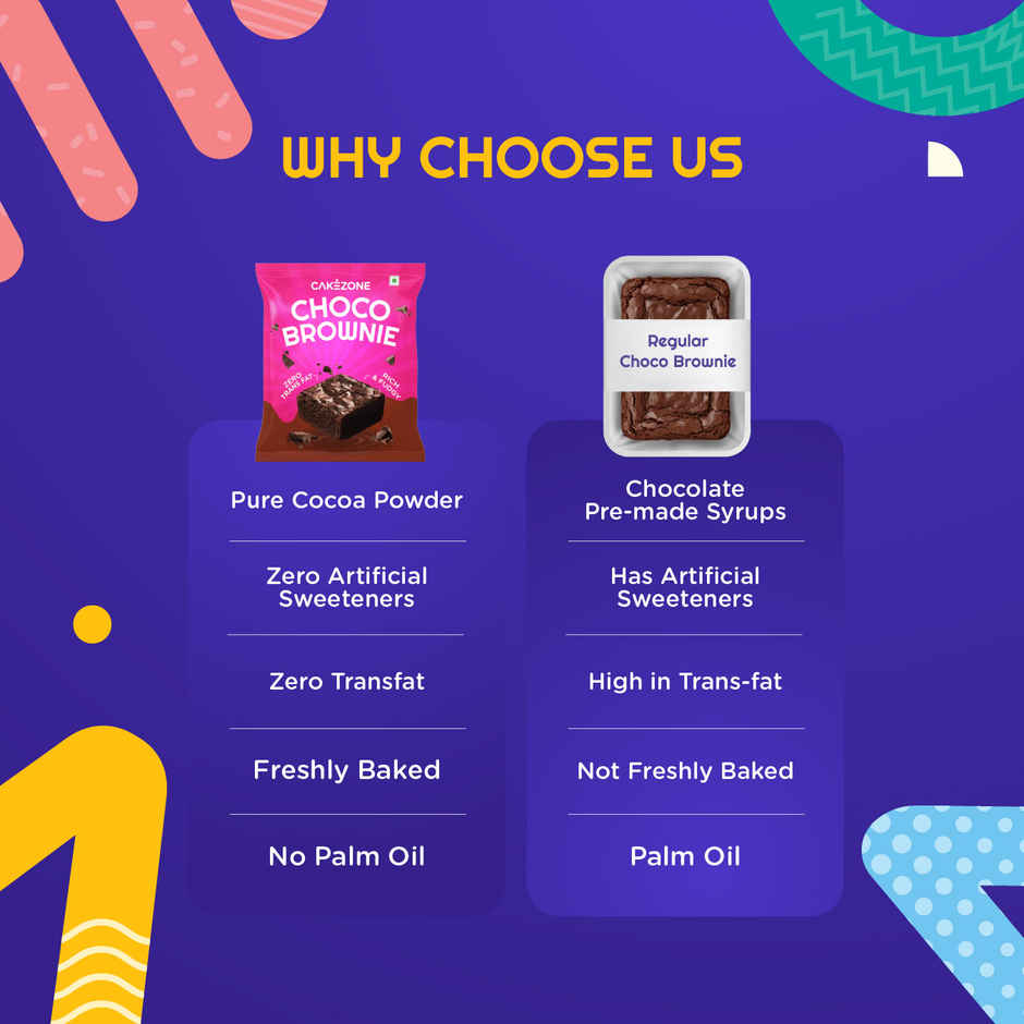 CakeZone Choco Fudge Brownie Combo