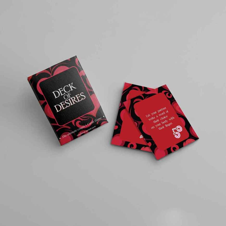 Deck of Desires Naughty Playing Cards | Mad Over Prints