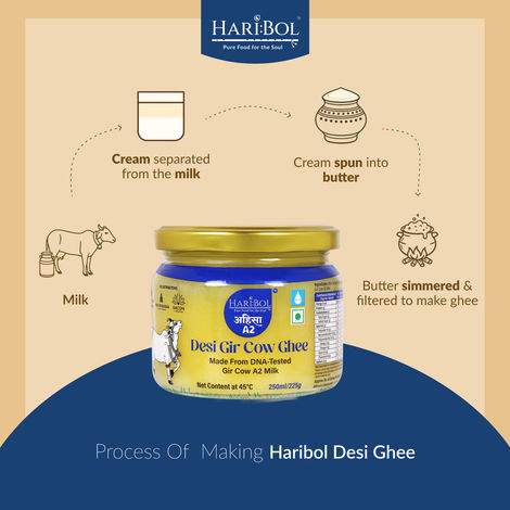 Haribol A2 Desi Gir Cow Ghee