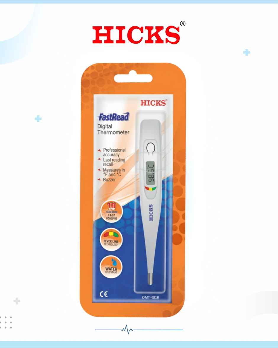 Hicks DMT-401R Fast Read Digital Thermometer (White)