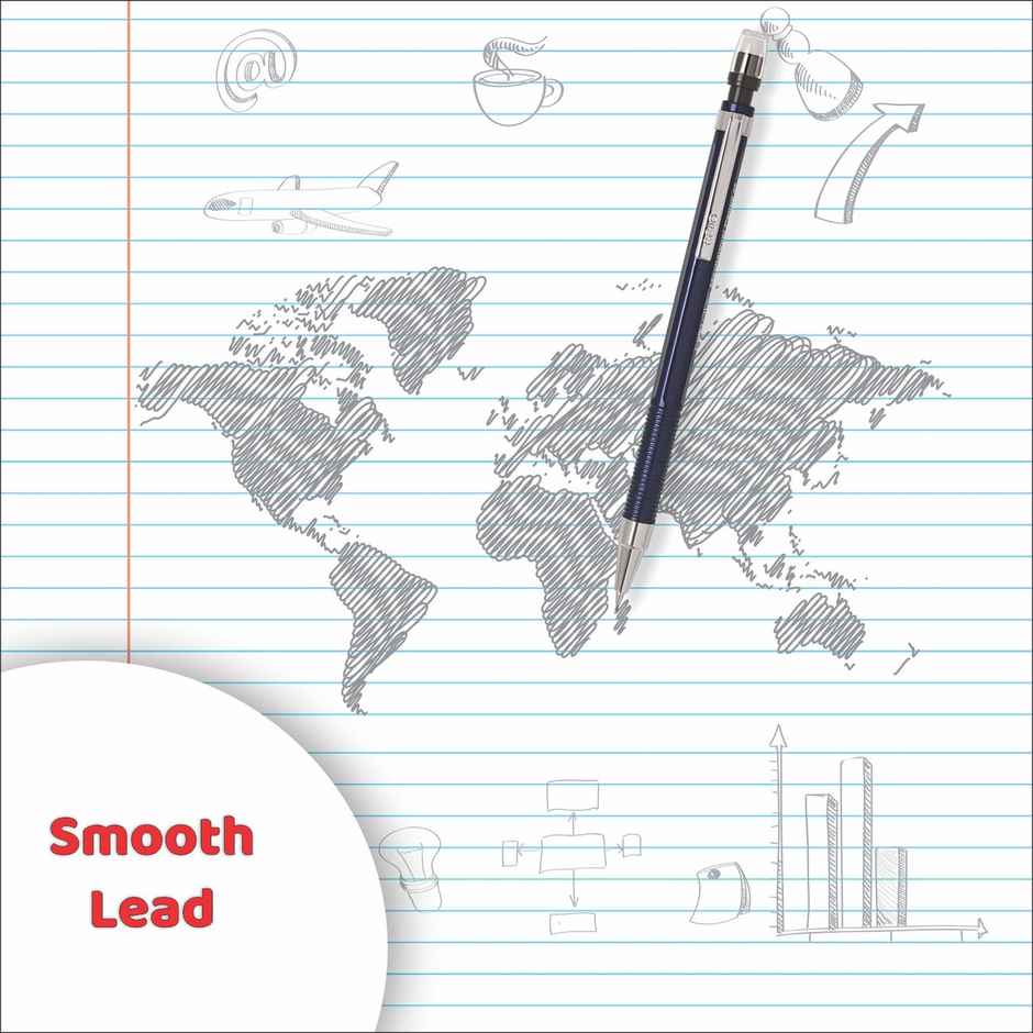 Cello Arc Mechanical Pencil Blister - 3 MP + 3 Lead Box