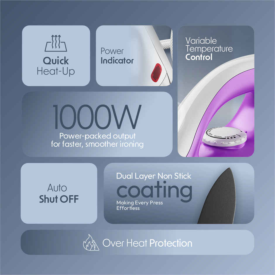 Cellecor CDILW10 Dry Iron