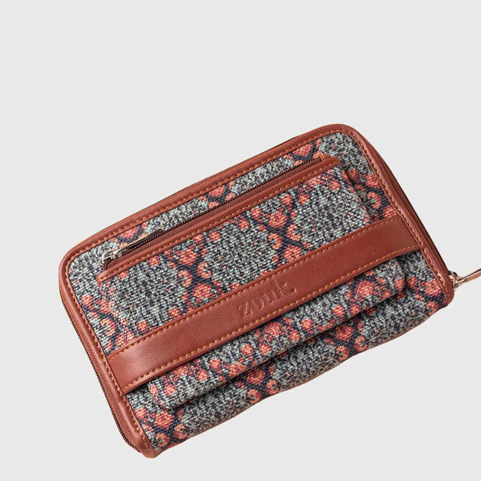 Zouk Women's Vegan Leather Wallets | Multicolour - One Size