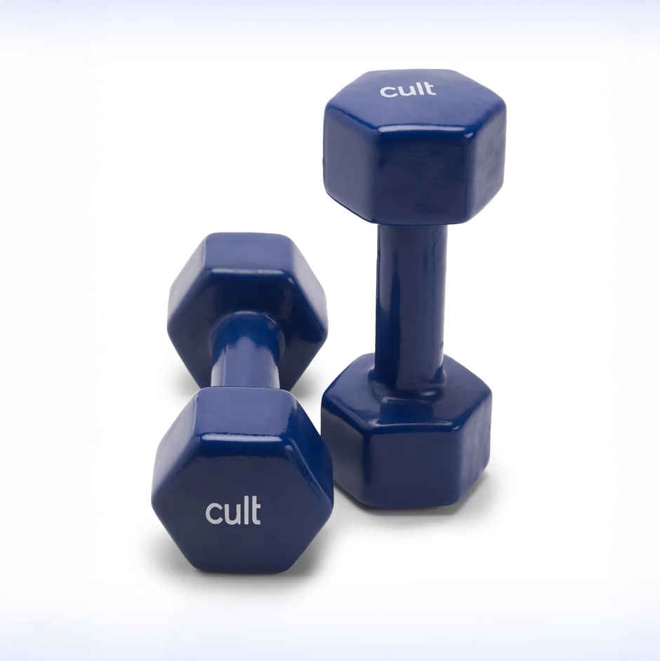 Cult Vinyl Dumbbell Set (5 kg X 2) | Blue