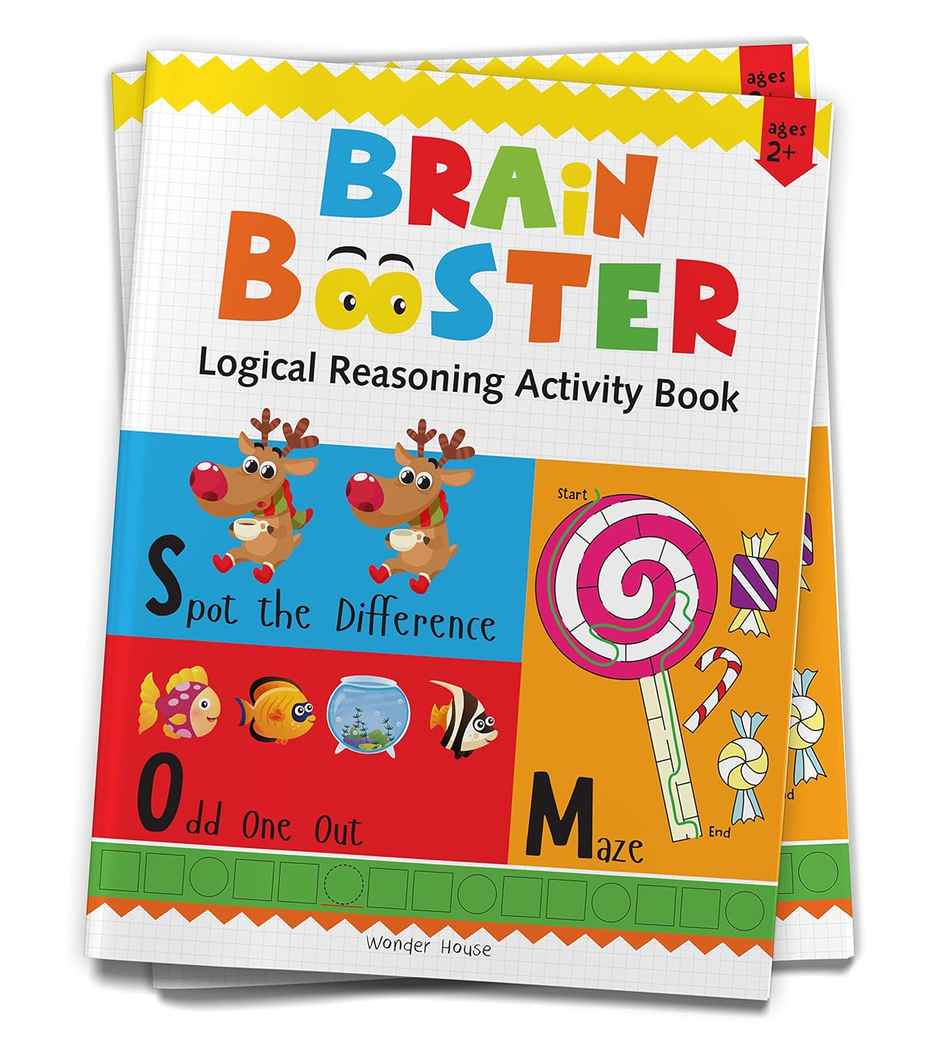 Preschool Activity Book- Brain Booster - Logical Reasoning Activity Book for Kids