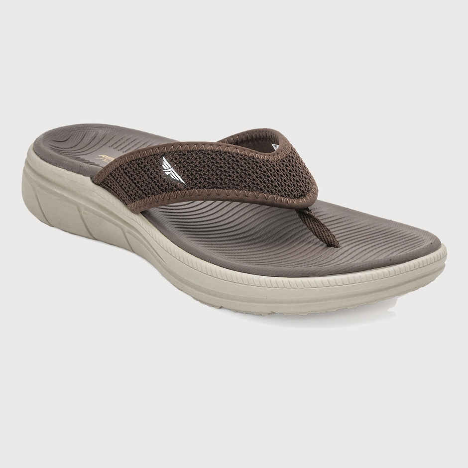 Red Tape Casual Thongs For Men | Relaxing Slip-On Support | Brown | Size 9