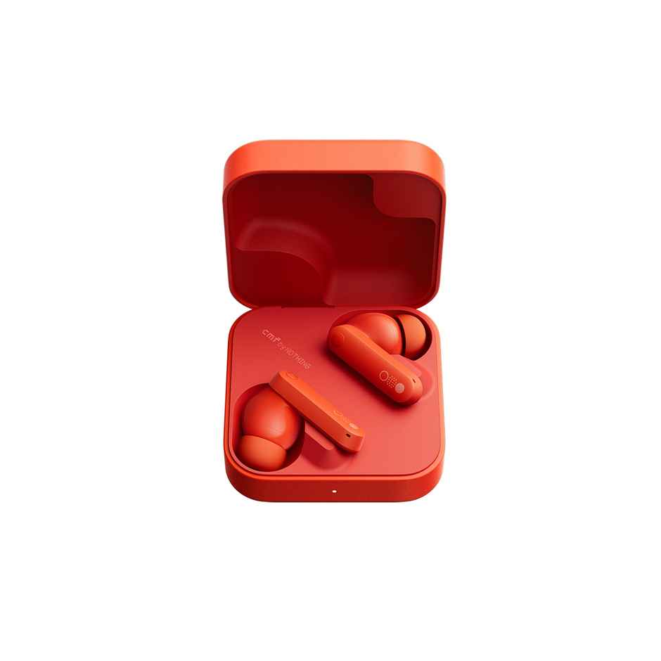 CMF BY NOTHING In Ear TWS Earbuds Buds Pro Noise Cancelling/Bluetooth/Up To 39 Hours Of Usage, Dedicated App Compatible, Lightweight, Out-Of-Sound Capture - Orange