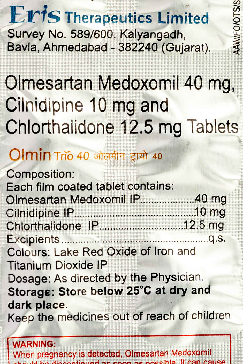 Olmin Trio 40 Tablet