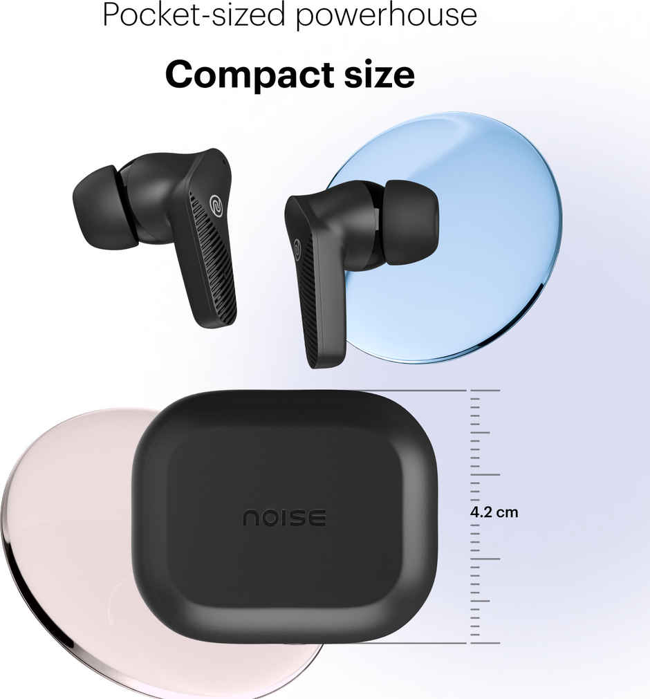 Noise Buds VS102 Neo 40H Playtime 4 Mic ENC 11mm Driver Instacharge TWS Earbuds | Carbon Black