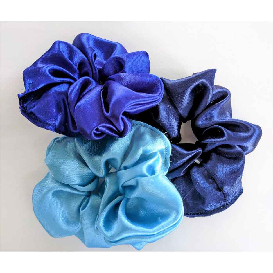 Scrunchies for Hair | Pack of 3 | Assorted