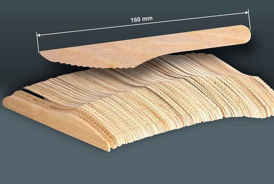 Tempware Wooden Knife 160Mm Pack Of 30