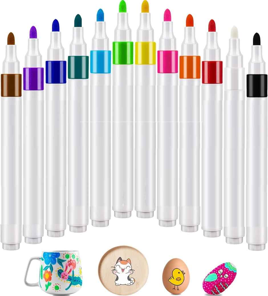Dearjoy Acrylic Markers - Set Of 12