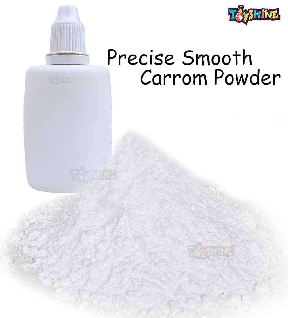 Toyshine Carrom Playing Coins And Powder For Kids And Adult 24 Wooden Coins 1 Striker 1 Urea Powder