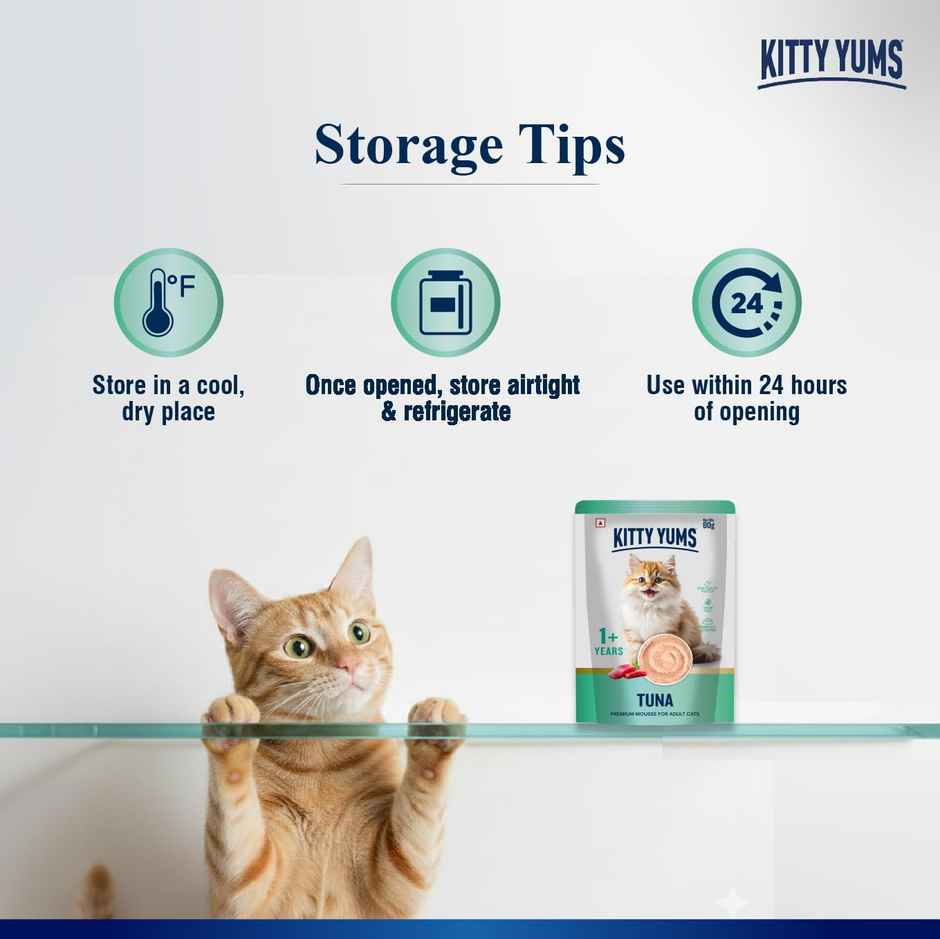 Kitty Yums Tuna Mousse Adult Cat Wet Food