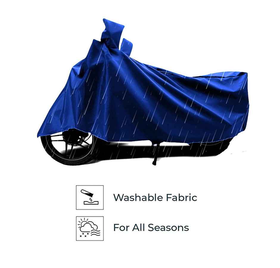 Autofy Universal Uv Protection & Dustproof Bike Body Cover For Bike Scooter Scooty Activa | Blue