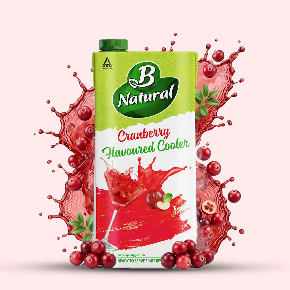 B Natural Cranberry Juice, Vitamin C & E