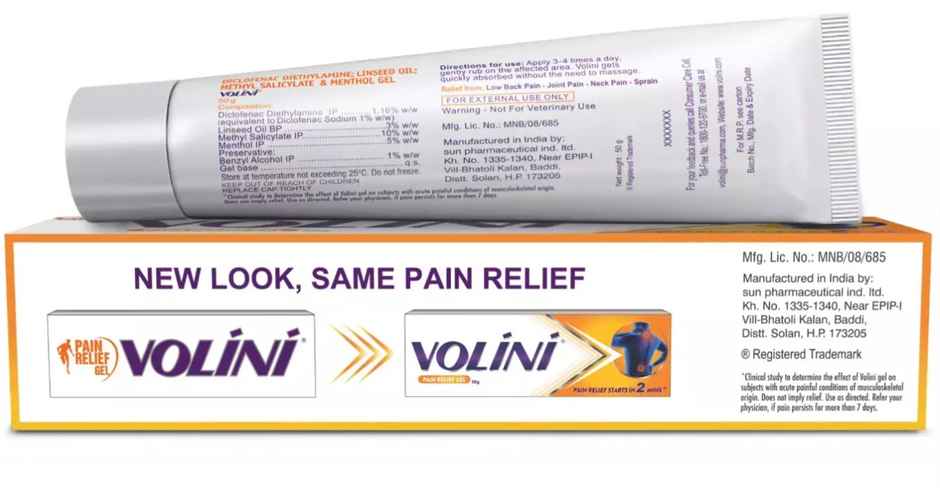 Volini Pain Relief Gel
