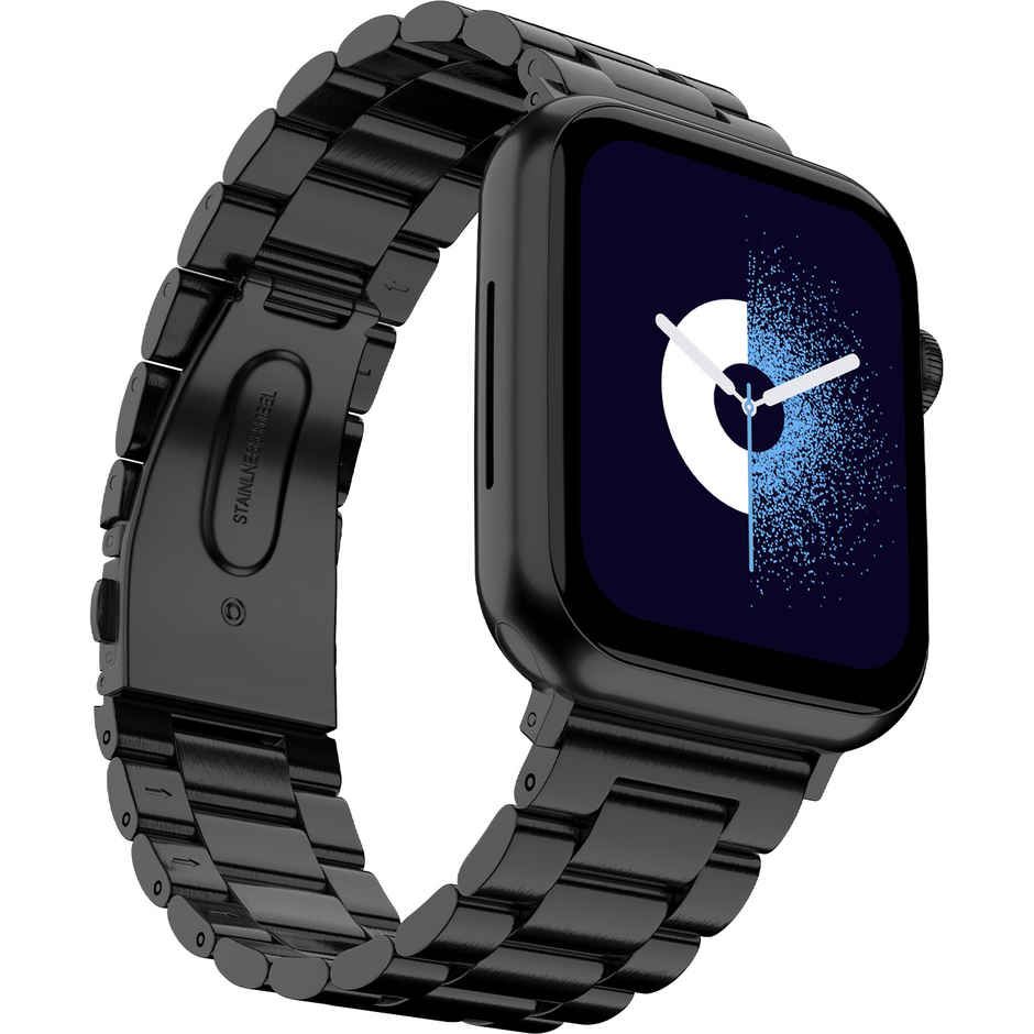 Fire-Boltt Lumos Smartwatch | 1.91" Display | BT Calling - Steel Black