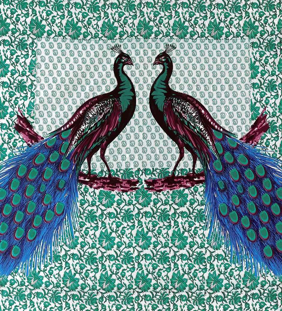 Metro Living 104 Tc Cotton Double Animal Flat Bedsheet | Pack Of 1, Green)