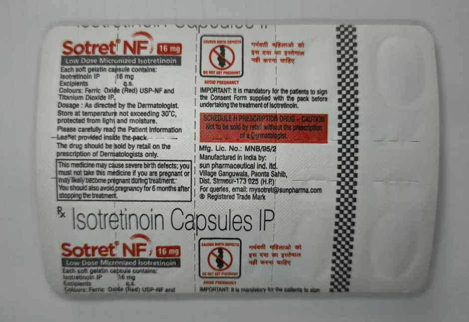 Sotret NF 16mg Capsule