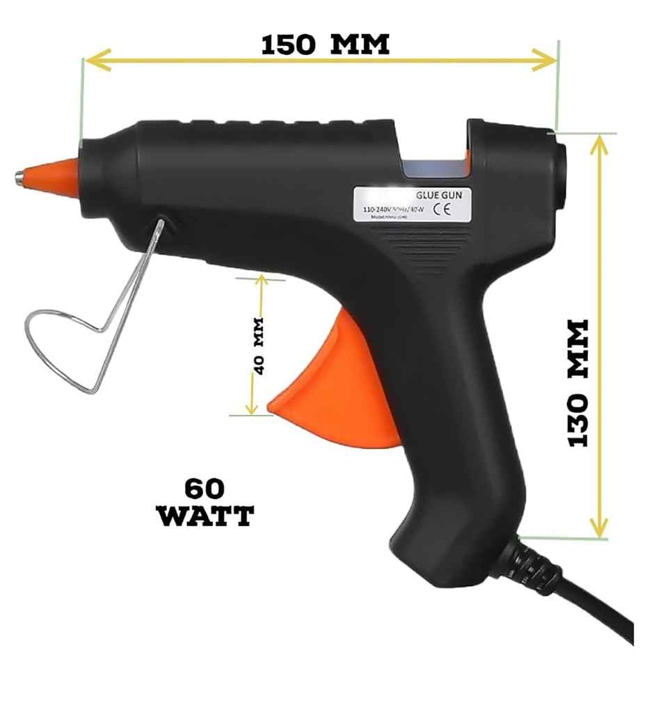 Lumivolt Mini Hot Glue Gun With 5 Glue Sticks