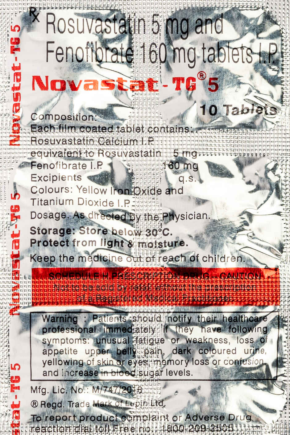 Novastat-TG 5 Tablet