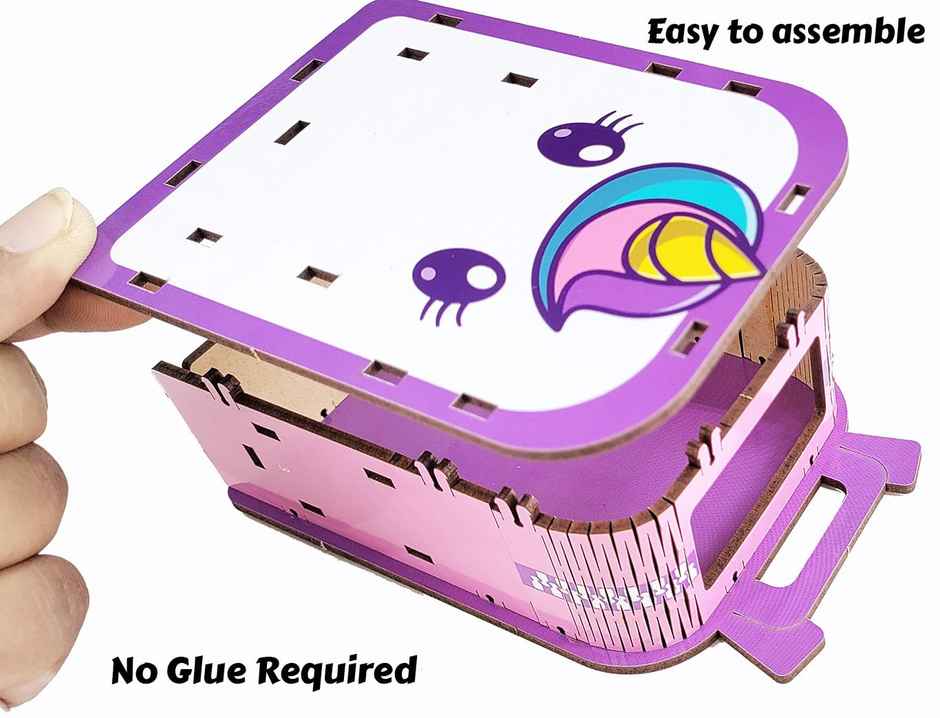 Funvention Unicorn School Bag Pen Stand | DIY Pen Stand Art & Craft Kit