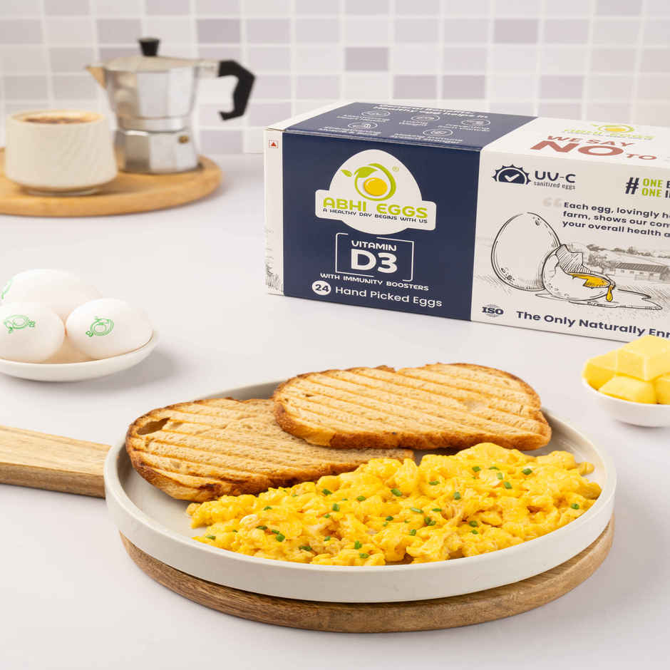 Abhi Vit D3 White Eggs With Immunity Boosters