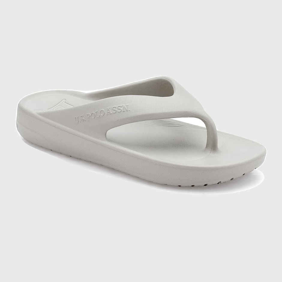 U.S. Polo Assn. | Men Axel 2.0 Solid Flip Flop | Grey | UK 10