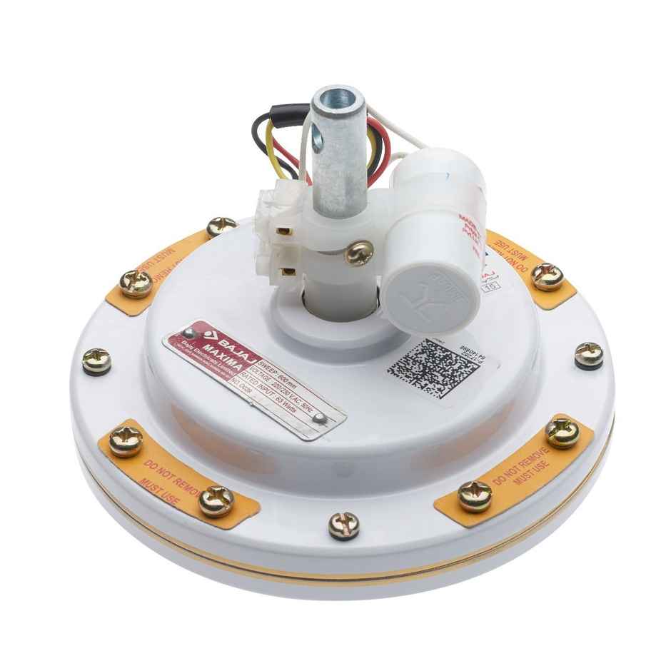 Bajaj Maxima Ceiling Fan, 600mm,High Speed,Double Ball Bearing,Quick-start High Torque Motor, White