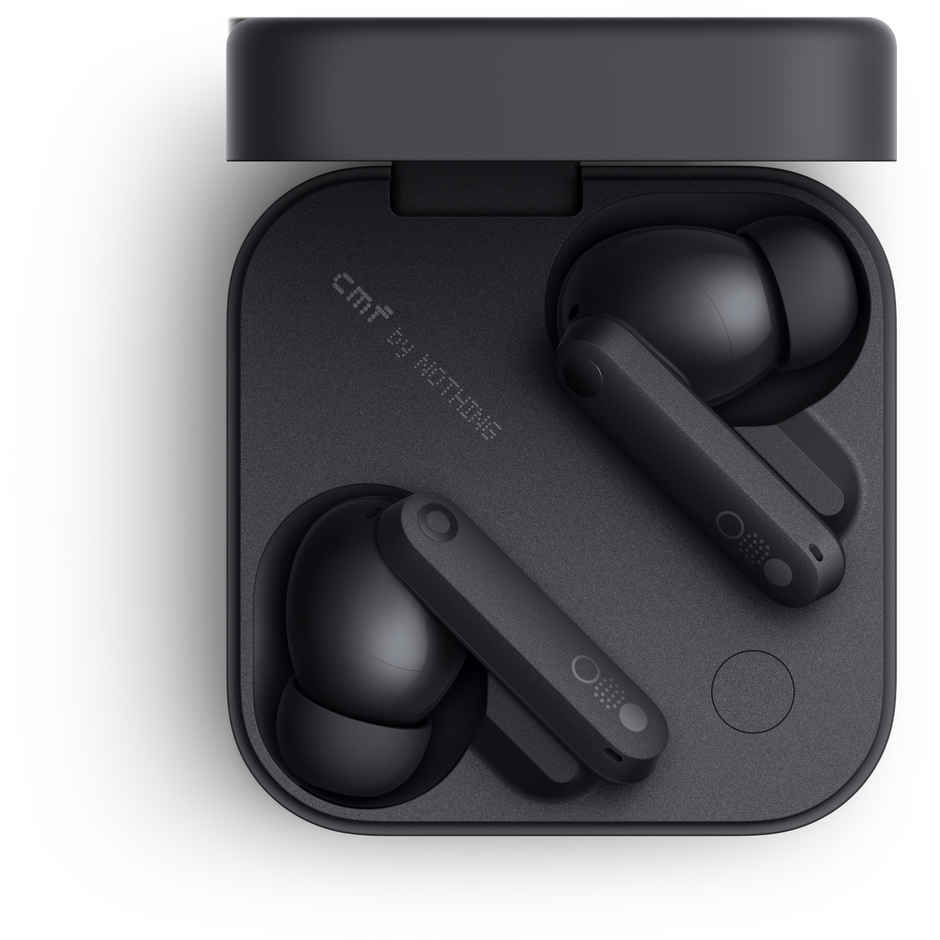 CMF BY NOTHING Buds Pro 2 Wireless Earbuds, Hi-Res Audio with LDAC, 50 dB Hybrid Noise Cancelling Earbuds, Ultra Bass Technology, Bluetooth 5.3, 43H Play Time with Charging Case, 6 HD Mics Headphones - Dark Grey