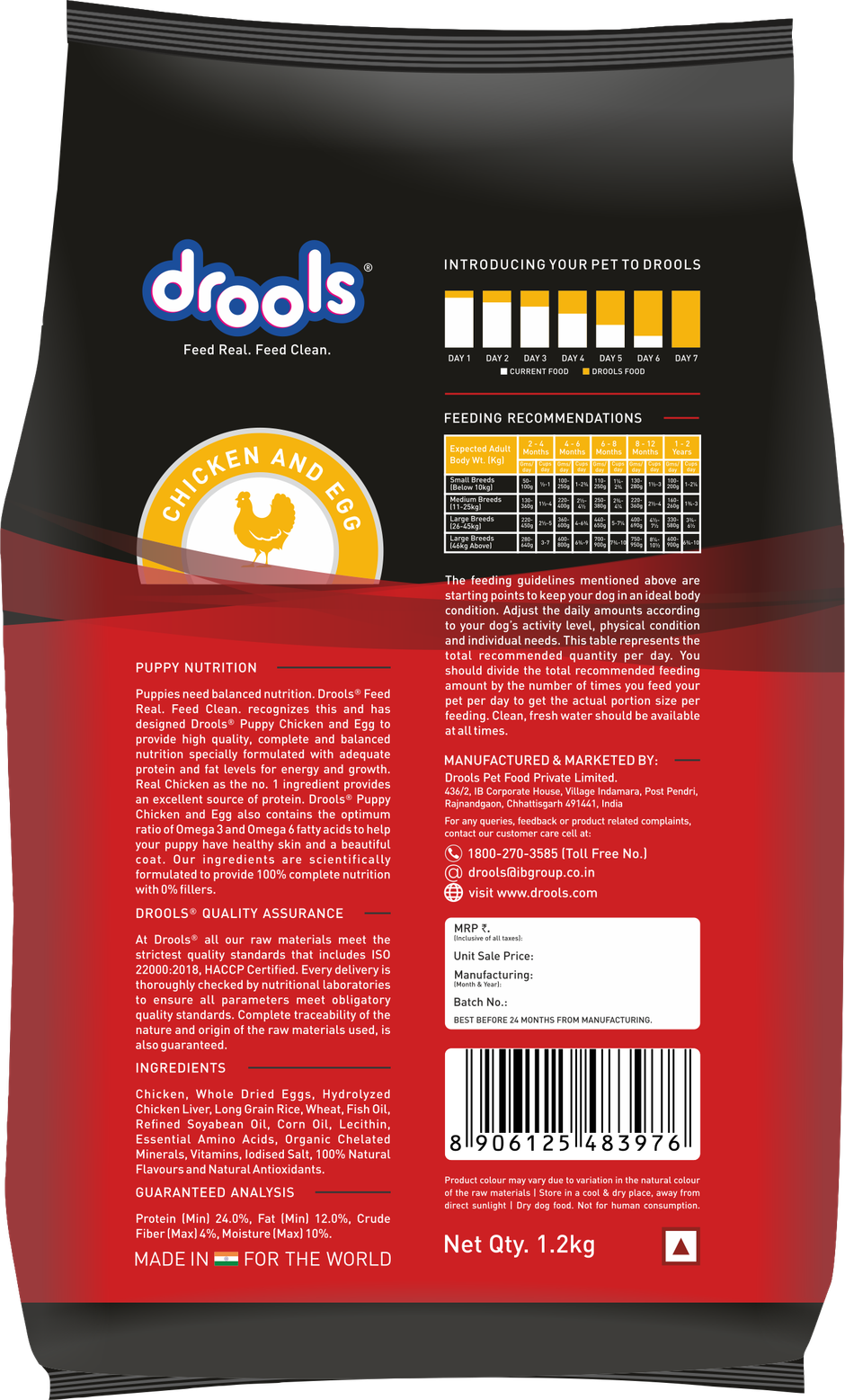 Drools Chicken And Egg Puppy Dry Dog Food