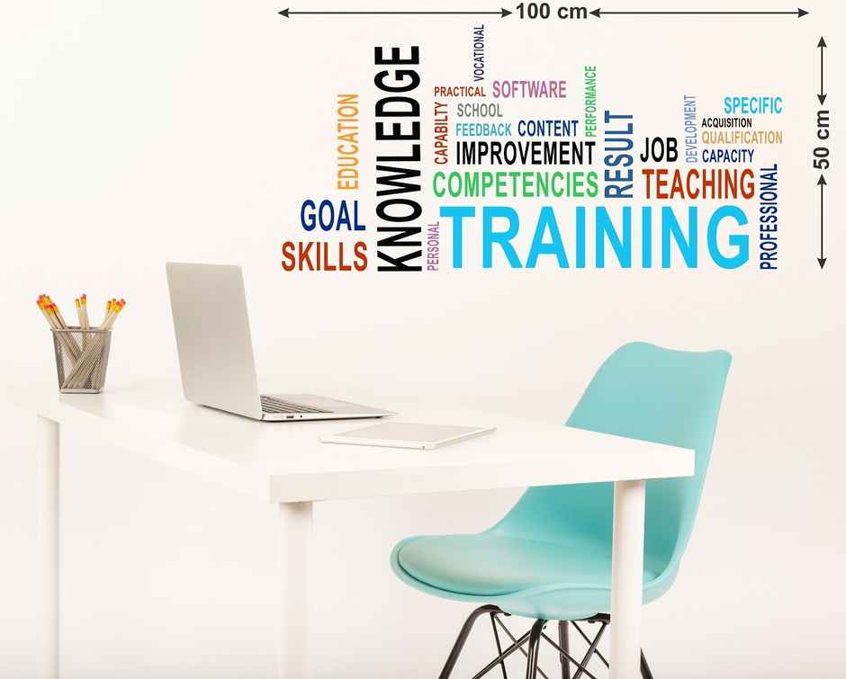 Wollzo 100 cm Office Quotes Removable Sticker