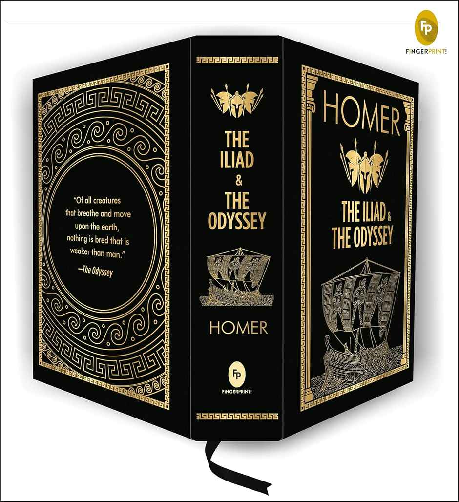 HOMER: The Iliad & the Odyssey (Deluxe Hardbound Edition)