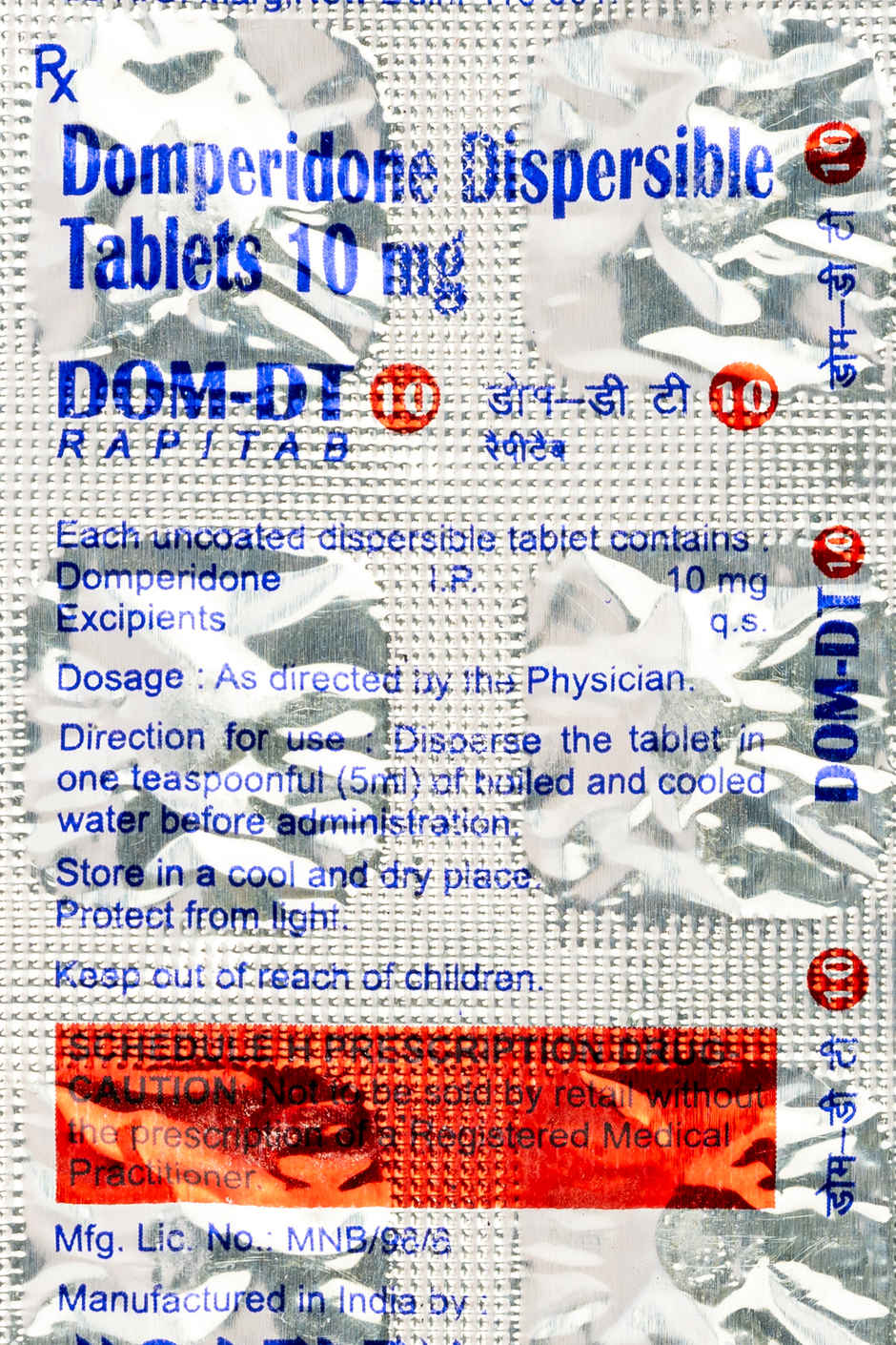 Dr Morepen Dom-DT 10 Rapitab Tablet 
