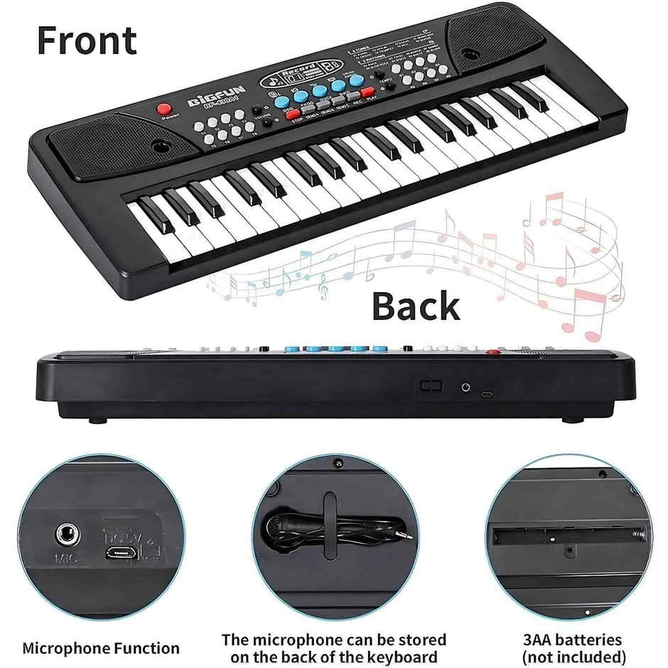Chigy Wooh 37-Key Kids Piano Keyboard with Microphone & Recording Feature | Electronic Musical Toy