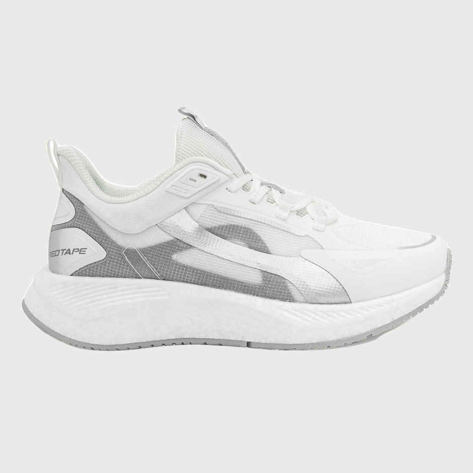 Red Tape Athleisure Sports Shoes for Men | Soft Cushioned Insole, Slip-Resistance - White - 6