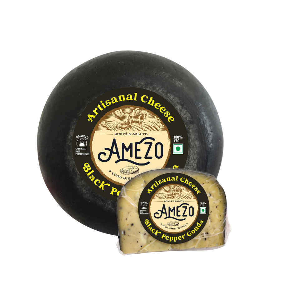 AMEZO Black Pepper Gouda Cheese