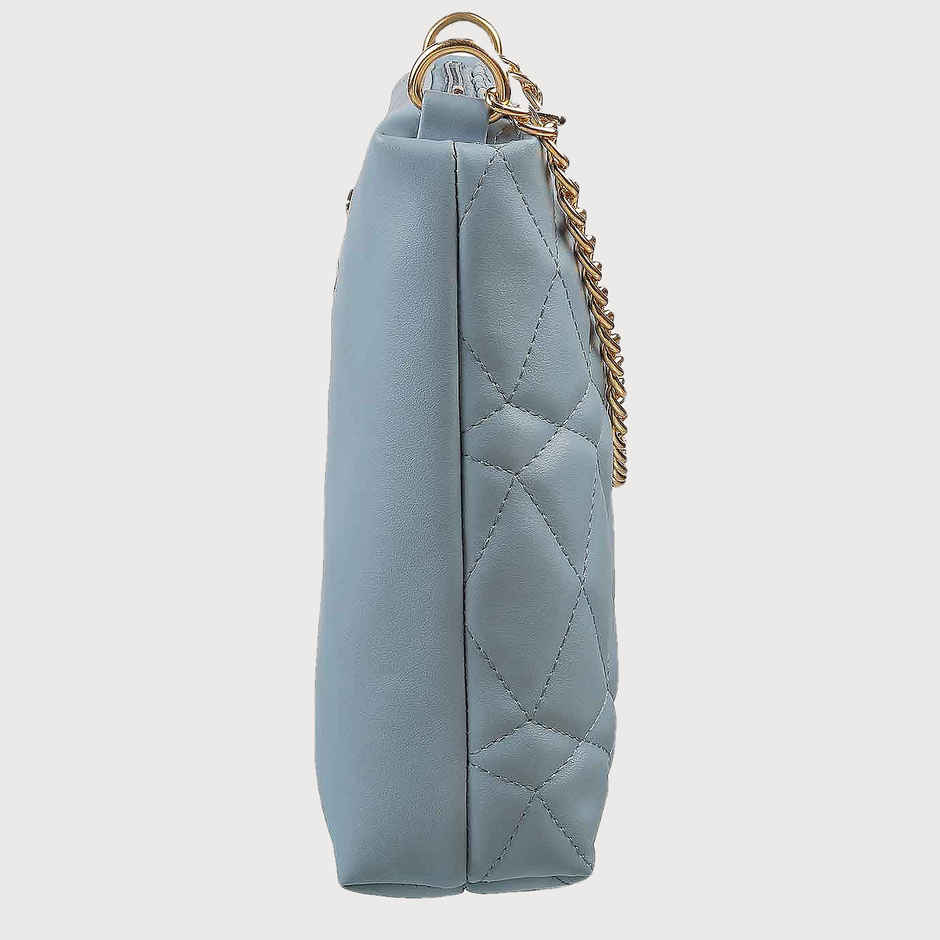 Mochi Blue Synthetic Sling Bag for Women | 66-7673-45