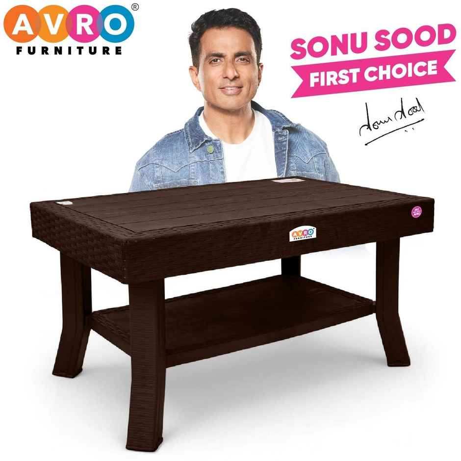 Avro Furniture Viva Plastic Centre Table | Brown