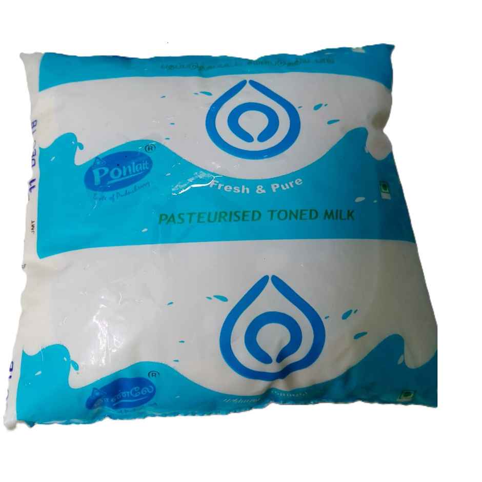 Ponlait Toned Fresh Milk | Blue | Pouch
