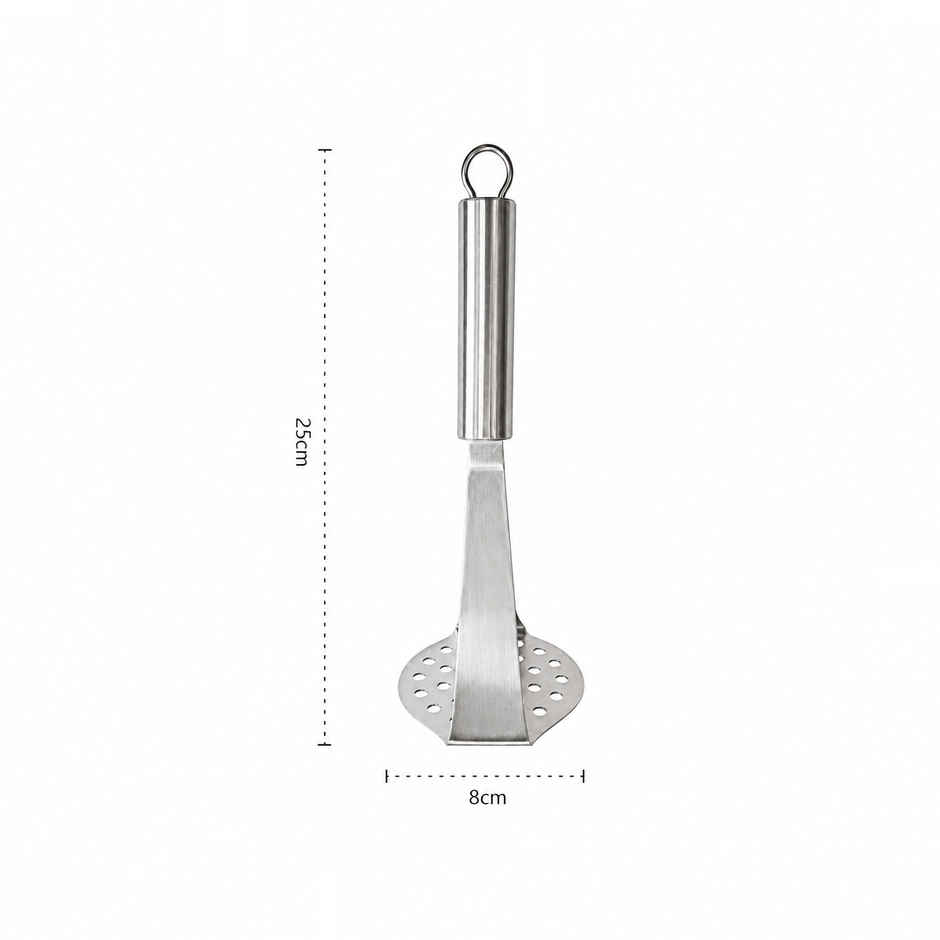 Petals Stainless Steel Vegatable Potato Pav Bhaji Masher Presser