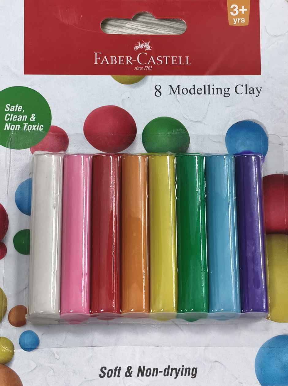 Faber-Castell 120891 8 Mod Clay | Blister