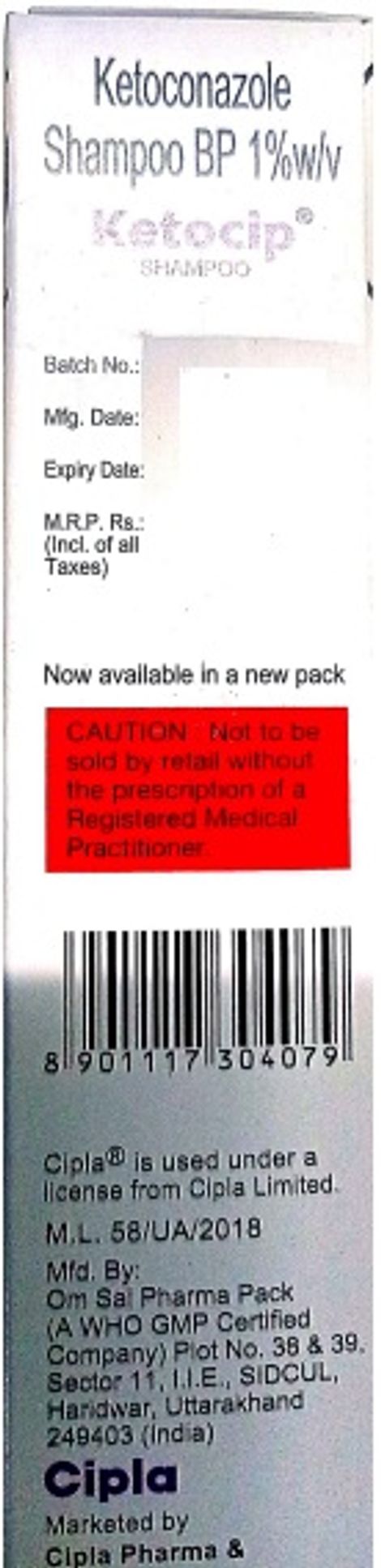 Ketocip Shampoo